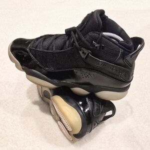 Jordan "6- Rings," Black and Cream